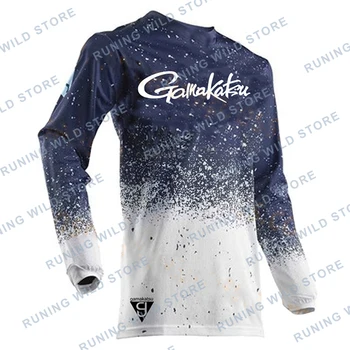

2020 Gamakatsu Men Clothing Ultrathin Long Sleeve Sunscreen Anti-uv Breathable Coat Summer Fishing Shirt Size XS-5XL Jacket