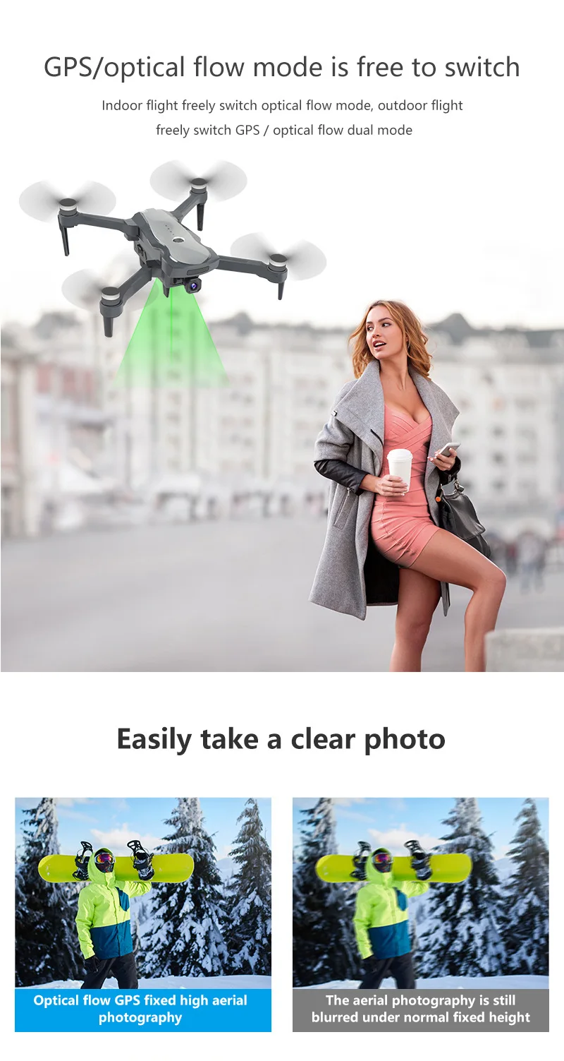 Presente do Menino K20 com Motor sem Escova Novo Drone k hd Câmera Dupla Profissional Dobrável Quadcopter 1800 m rc Distância Brinquedo 5g Gps 4 11 Novo zangão k20 com motor sem escova