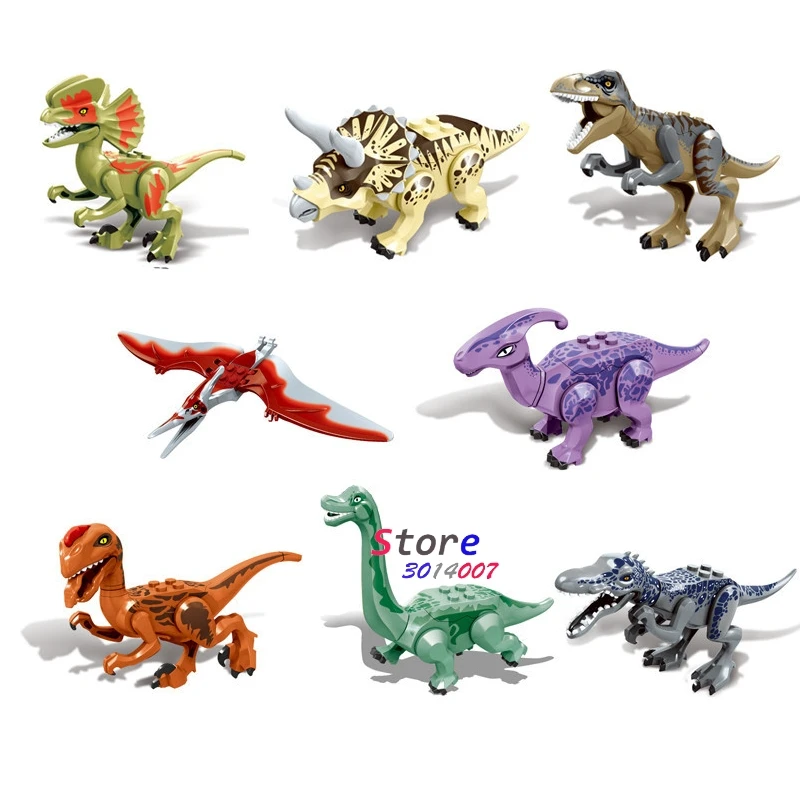 

1/Set Jurassic World Model Lizard Heavy Claw Dragon King Ghidrah Tyrannosaurus Rex Dinosaur Building Blocks toys for Kids