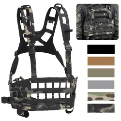 Novo tático spc equipamentos de peito leve colete com sistema molle fivela de náilon ajustável para paintball militar caça equipamentos