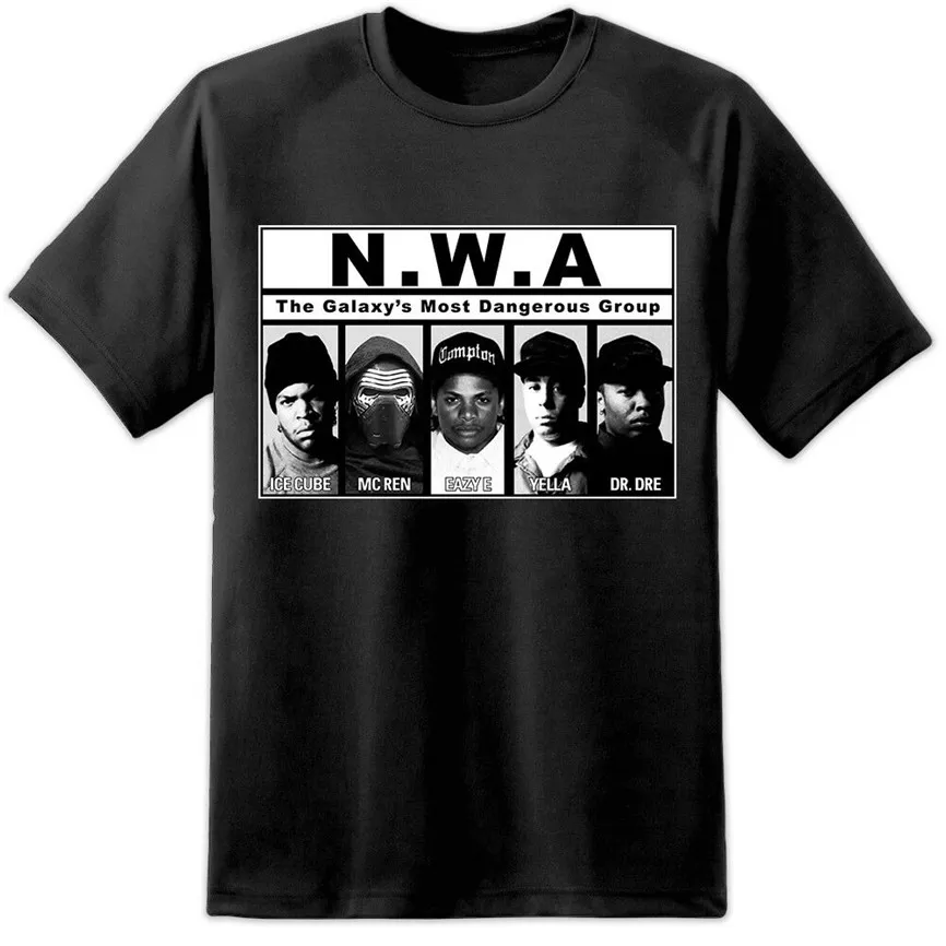 

Mc Kylo Ren Star Wars Episode Viii T Shirt Sith 8 The Last Jedi Han Solo Compton Breathable Tee Shirt