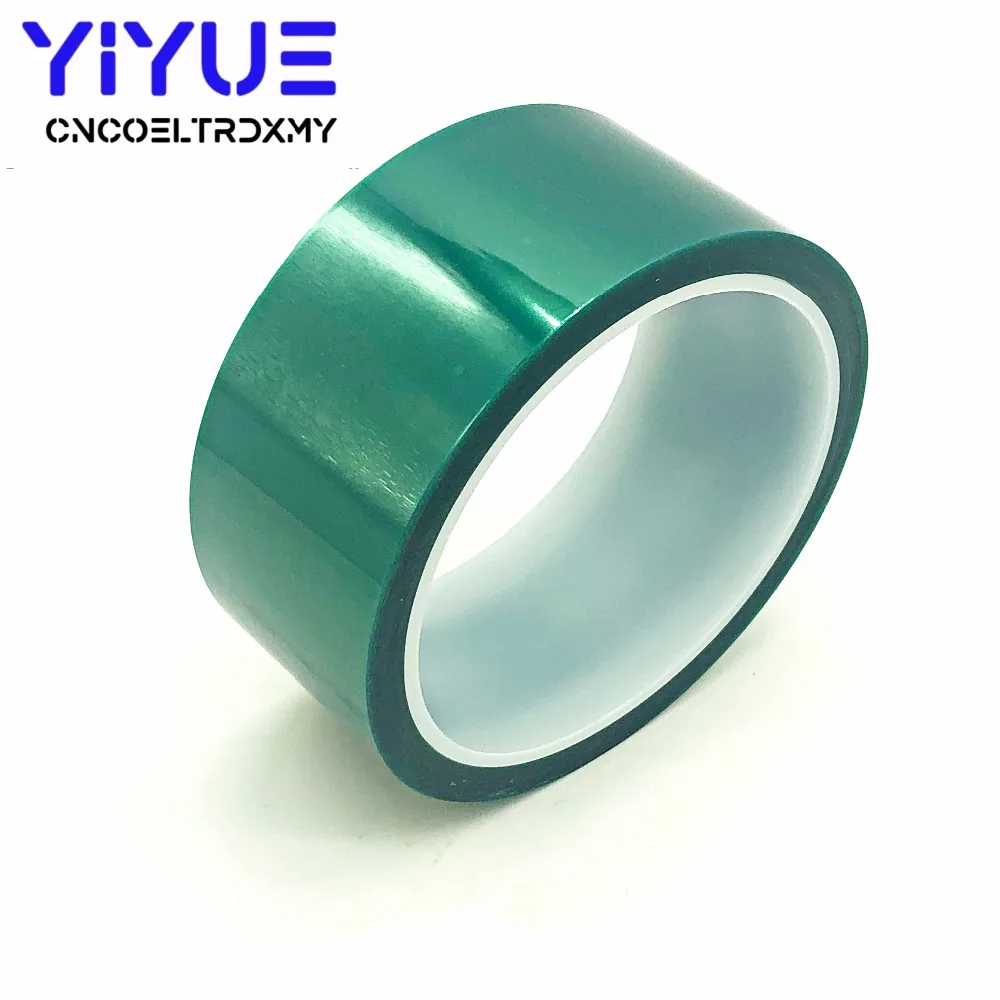 33M x 50MM Green High Temperature Resistant Tape Polyimide PET Tape For Electric Taskgrillspowder coating