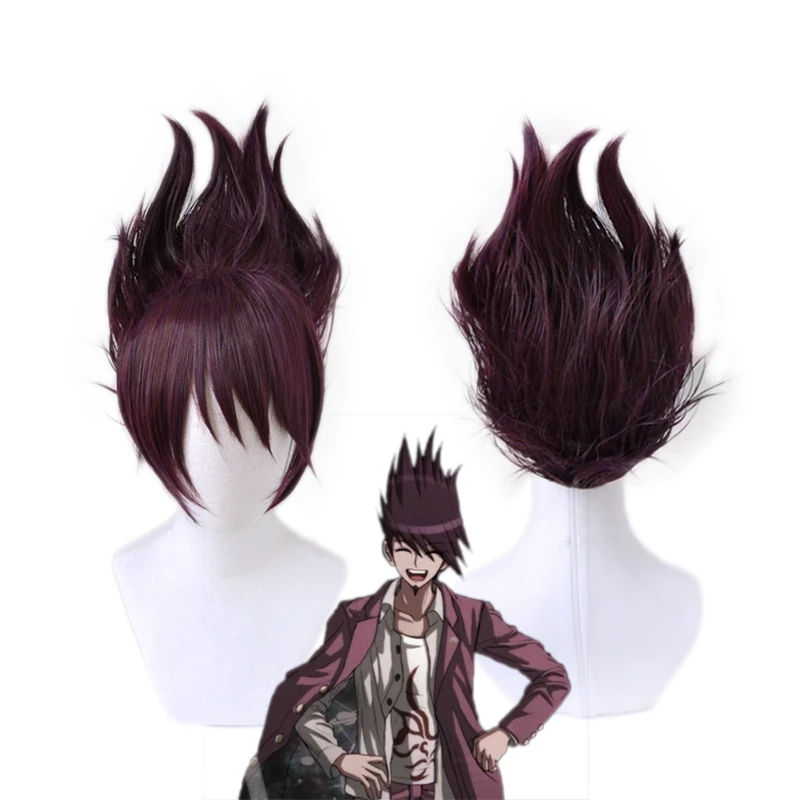 Парик для косплея Kaito Momota из Danganronpa V3: Killing Harmony короткие искусственные волосы