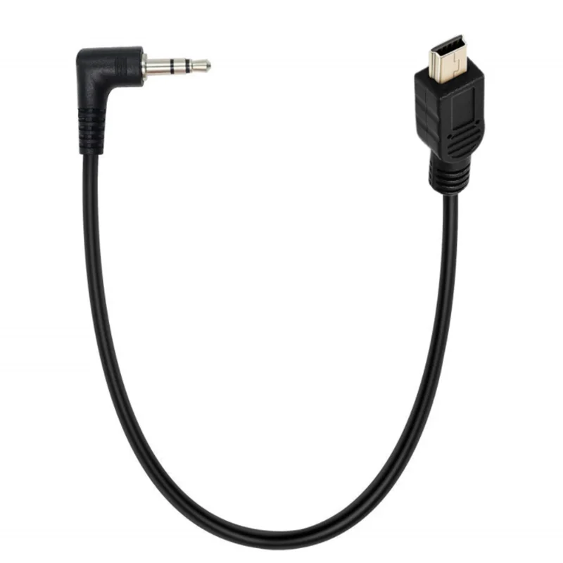Câble Auxiliaire Micro USB Vers 3,5mm Coudé 90° - 1m - Plaqué Or - Pour Samsung Galaxy S2 S3 - Autoradio Voiture