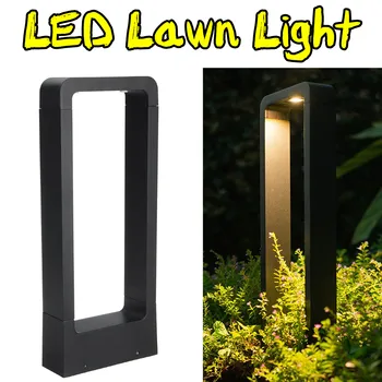 

LED Lawn Lamps Outdoor Square Waterproof Aluminum Garden Light Community Garden Courtyard Patio Landscape Decoration Lawn Lights