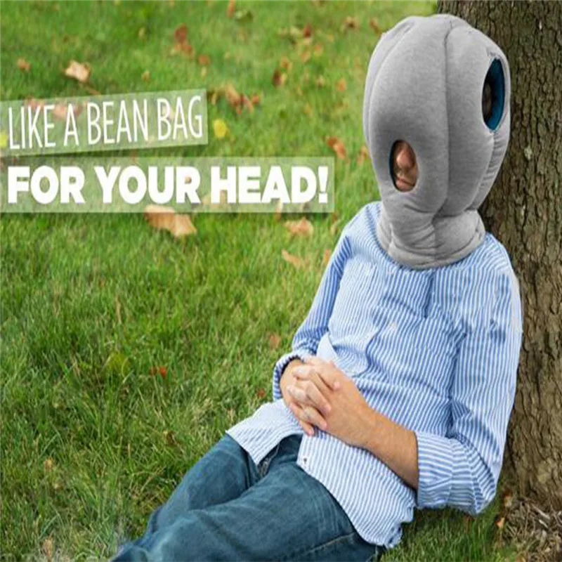 

Travel Ostrich Rest Pillows Headrest Sleeping Helper Decorative Pillows Ostrich Sleep Soundproof Ostrich Pillow