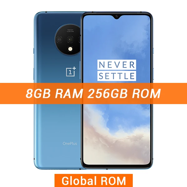 8GB 256GB Blue Глобальная версия OnePlus 7T 8GB 128GB Смартфон Snapdragon 855 Plus Octa Core 90Hz AMOLED экран 48MP Тройная камера UFS 3,0 NFC - Цвет: 8GB 256GB Blue