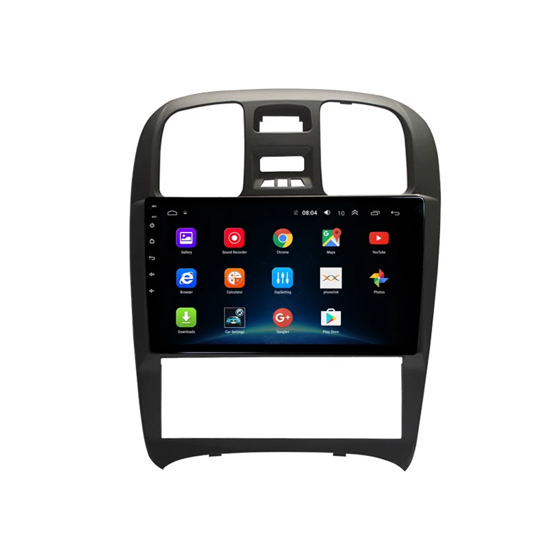 Flash Deal 9" 2.5D IPS Android 8.1 Car DVD Multimedia Player GPS for Hyundai Sonata Fe 2004-2007 08 2009-2012 car radio DSP 32EQ navigation 2