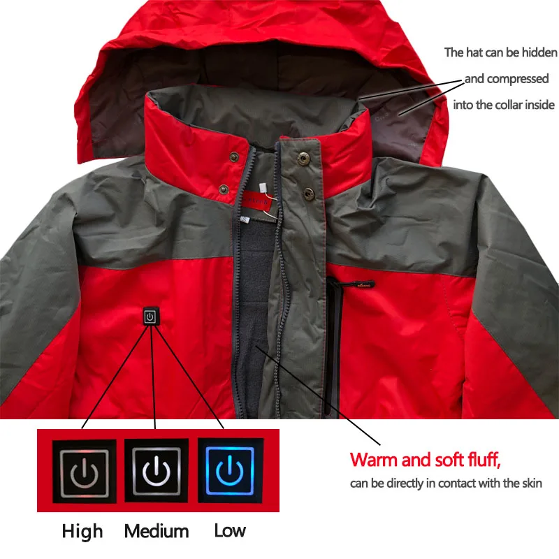 NEW-USB-POWER-heated-Jacket-Winter-Ski-camping-jackets-Windproof-Waterproof-Thermal-for-women-men-jacket