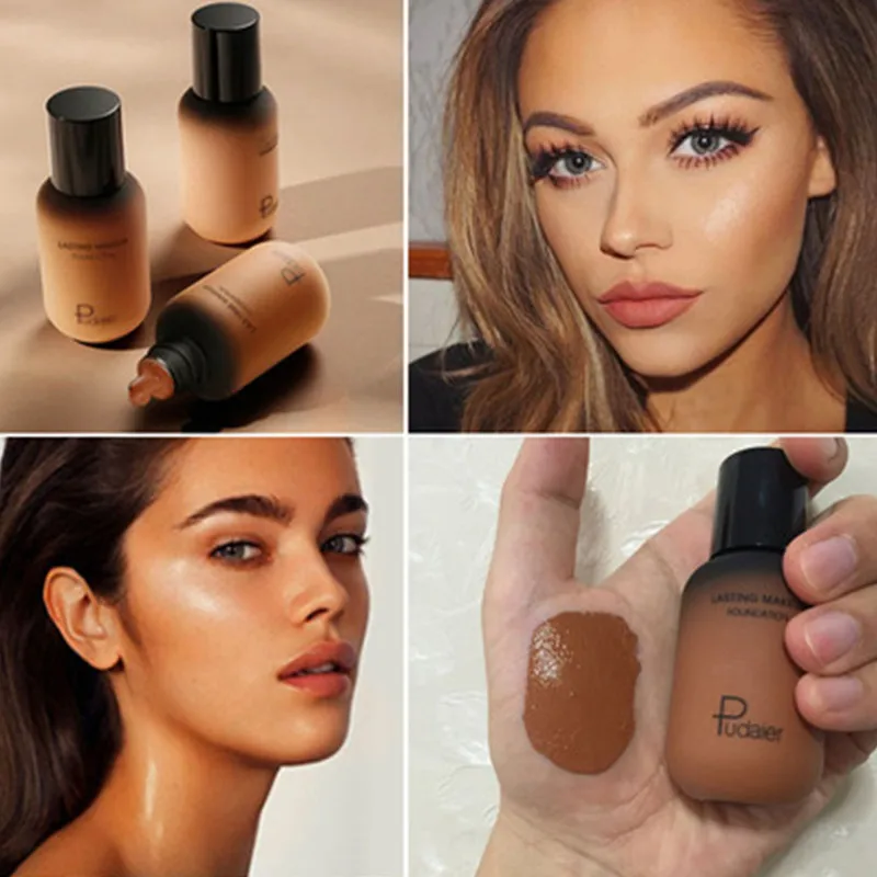 Brand 40ml Face Foundation Makeup Base Cream Mineral Full Coverage  Concealer No Cracking No Drying Waterproof Face Corrector - Face Foundation  - AliExpress