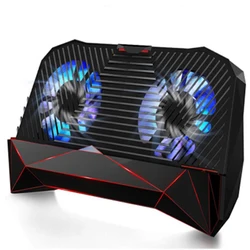 Gaming Phone Cooler with Stand and Heat Sink - Enhanced Cooling System (Black)