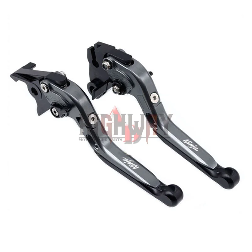 Titanium Складные Выдвижные регулируемые CNC алюминиевые мотоциклетные тормозные рычаги сцепления для KAWASAKI Z1000SX NINJA 1000 2011 - Цвет: Titanium