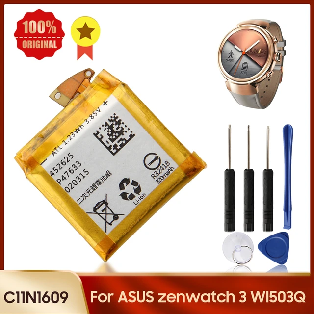 New Replacement Battery C11N1609 for ASUS WI503Q Zenwatch 3 340mAh Watch  Battery + tools - AliExpress