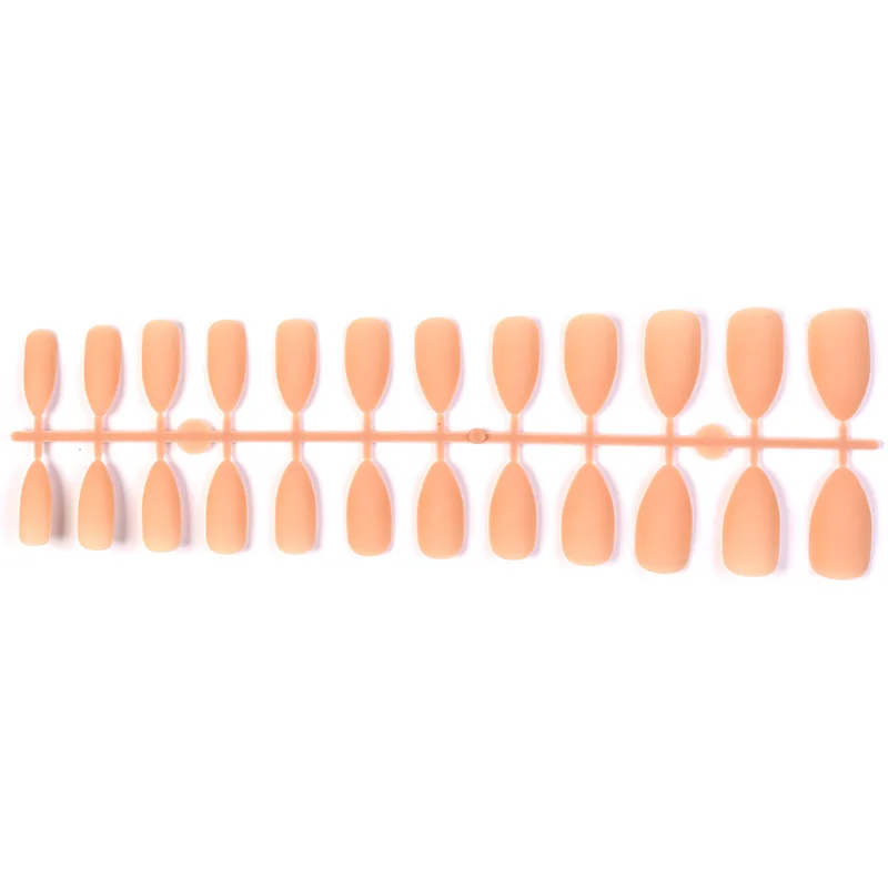 24pcs 100 шт накладные кончики для ногтей, французские кончики для наращивания ногтей, инструменты для наращивания ногтей, гелевые наклейки, акриловые кончики для лака для ногтей - Цвет: 24pcs