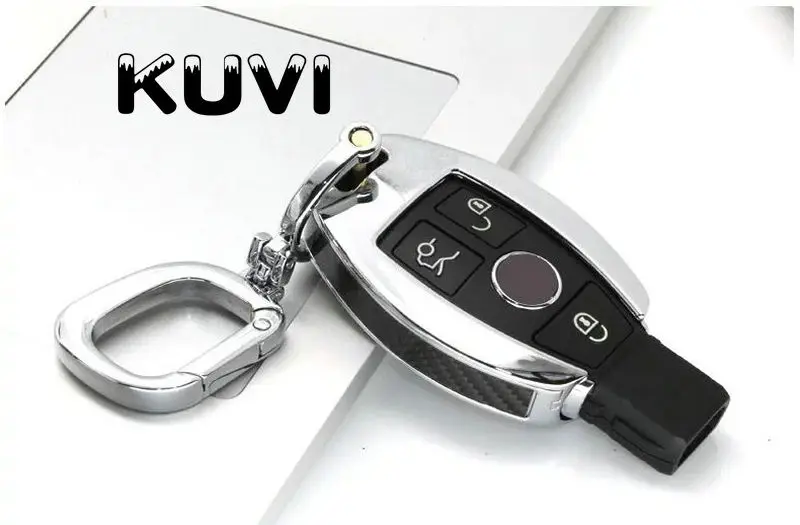 carbon-keychain1 Дерево и углепластичное волокно чехол для ключей защитный чехол для Mercedes benz A B R G Class GLK gla w204 W251 W463 W176 - Название цвета: carbon-keychain1