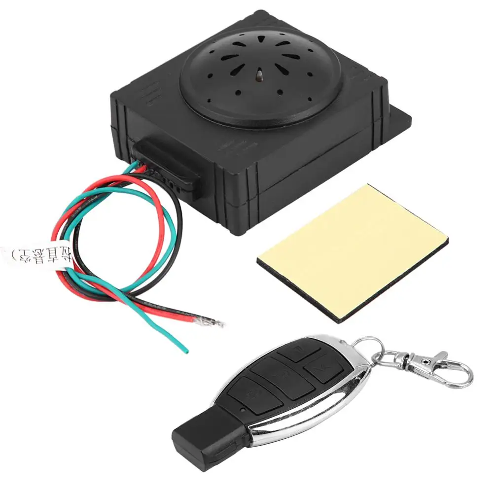 Motorcycle Anti-theft Security Alarm System with Remote Control 9-16V Universal 10pcs lot xhorse universal vvdi wire remote control xkhy00en xkhy01en car key no transpponder chip for vvdi mini key tool vvdi2