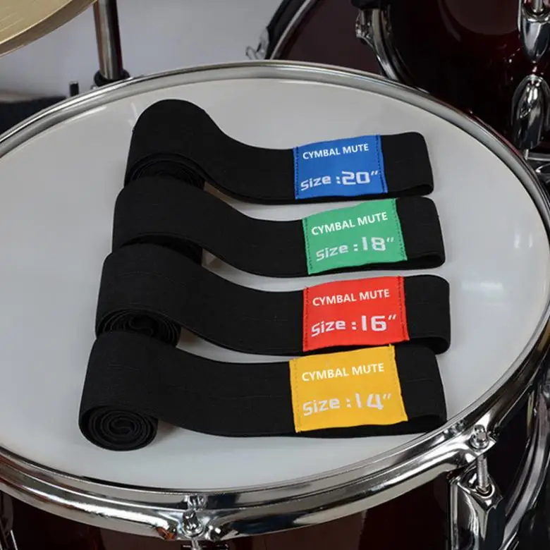 Cymbal Mute Circle Ring 14 16 18 20 Inch Drum Set Hi-hat Practice Silencer drum percussion accessories drum accessories drum dampeners drum mute sleeve