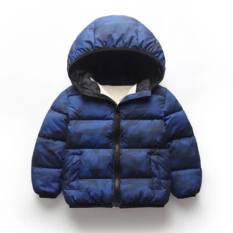 

COOTELILI Winter Jacket For Girls Baby Boys Camouflage Fleece Coat Warm Winter Jacket Kids Padded Parkas Children Winter Clothes