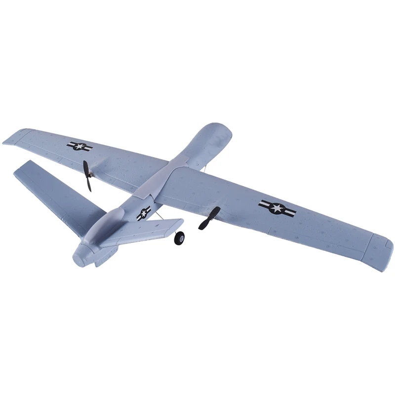 Z51 RC самолет планер 20 минут F светильник время планер 2,4 г Летающая модель с светодиодный светильник ручной метание размах крыльев самолет из пеноматериала