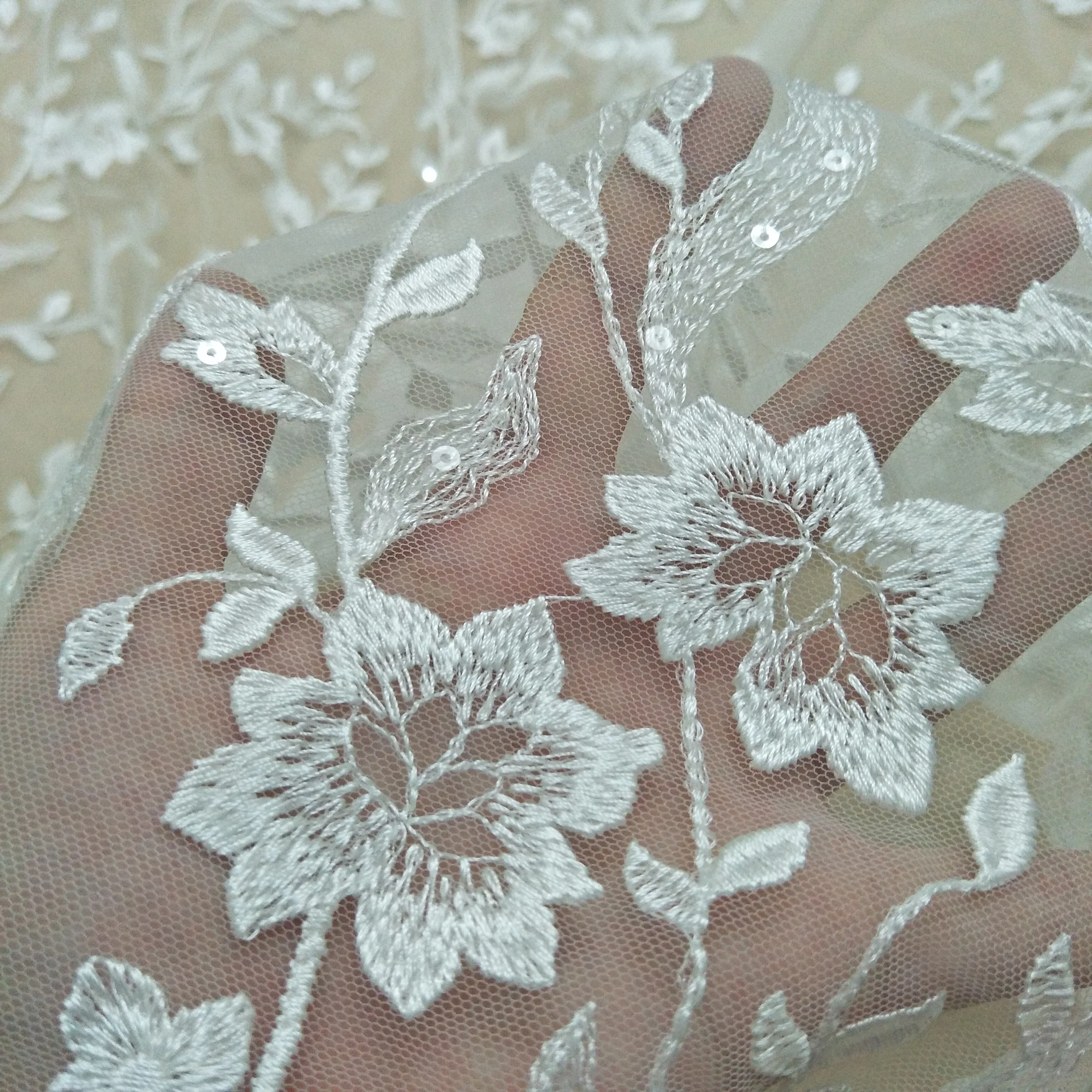 

small cute wedding gown dress lace fabric elegant wedding dress lace fabric sell by yard