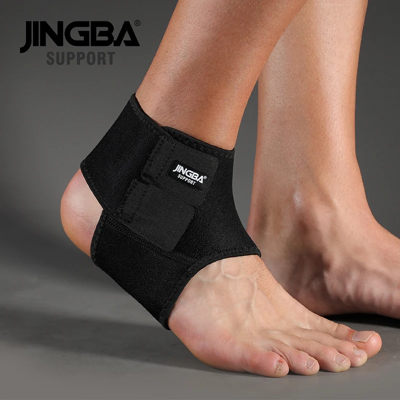 JINGBA SUPPORT 1PCS 3D Neoprene Adjustable Protective Ankle Support Protector Football Basketball Ankle Support Brace tobillera fitness ankle straps,ankle straps,ankle support,ankle wrist cuffs,ankle wrist weights,ankle support brace