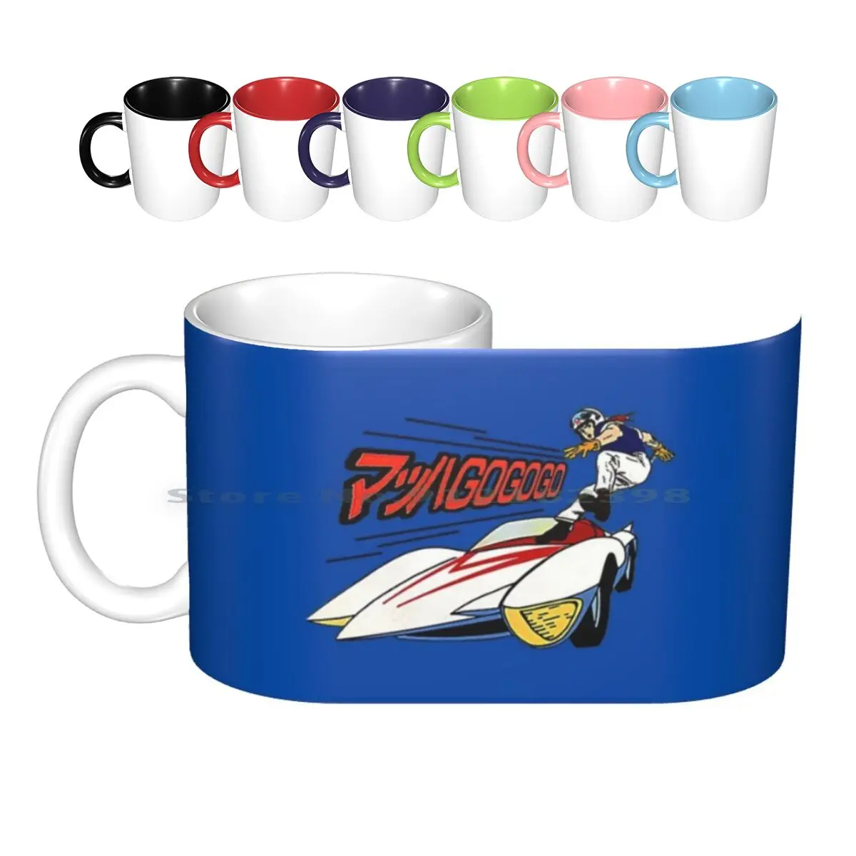 Mach Go Go ( ) T-Shirt Tazze In Ceramica Tazze Da Caffè Tazza Da Tè Al Latte Anime Go Go Japan Mach5 Mach 5 Manga Racer Car Race Racer X