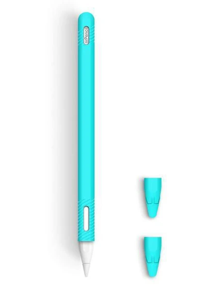 Мягкий силиконовый чехол для карандаша 2-го поколения для iPad Pencil 2, крышка с наконечником, держатель для планшета, стилус, чехол