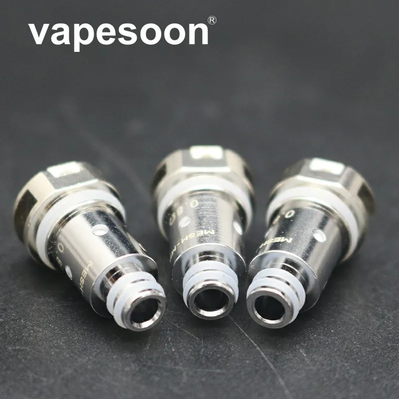 20 шт vapesoon Сменная головка Nord с обычной сеткой керамическая 1,4/0,6 Ом для Smok nord pod kit fit Nord Pod vape Kit