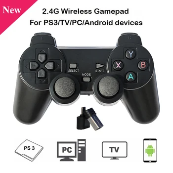 

2.4G Wireless Gamepad Black Game Controller Joystick for PC Laptop Android Devices for for Raspberry Pi 4B 3B B+
