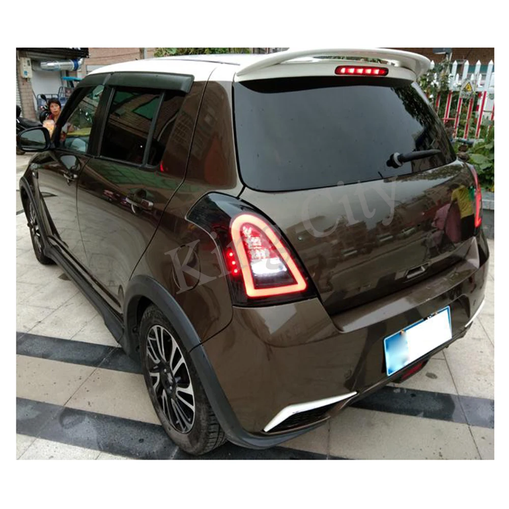 CAPQX 1 комплект для Suzuki Swift 2005 2014 светодиодный задний фонарь светильник в сборе