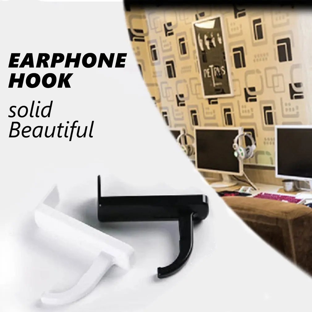 Headphone Holder Hanger Wall PC Monitor Stand Durable Headphone Accessories Headset Hanger PC Monitor Holder Stand