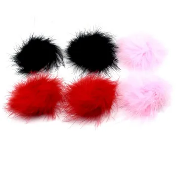 

1 Pairs Sexy Feather Women Lingerie Breast Bra Nipple Cover Pasties Stickers Petals Breast Pads 6 Colors Intimates Accessories