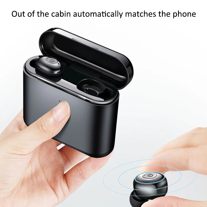 Bluetooth 5.0 Earphone 5D Stereo Wireless Headphones Sport Waterproof Handsfree Earbuds Headset with 1200 mAh Power Bank (2)