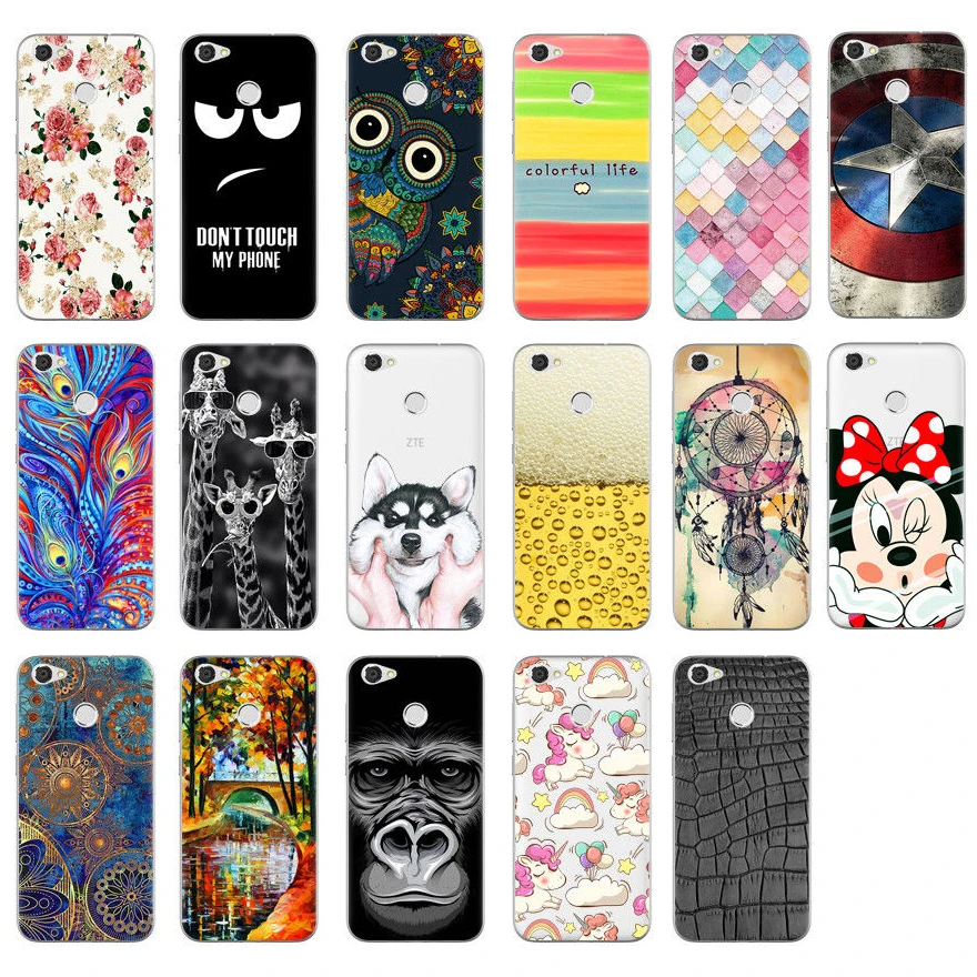 

TPU Soft Cases for ZTE Blade A6 L7 V8Q V9 A330 A522 X Z965 Z MAX Z982 ZMAX Pro Z981 Silicone Case Back Cover Shell Fundas