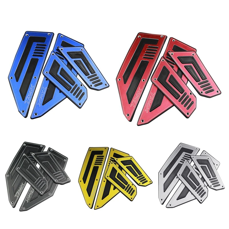 Педали для ног коврики для Yamaha Tmax 530 2012 2013 Красный