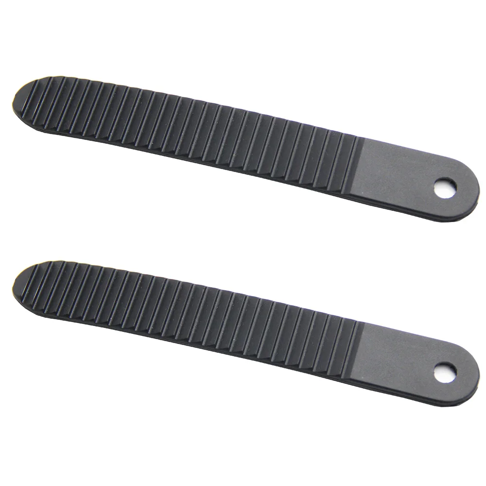 

Length 170MM 1 Pair & 2pcs Snowboard Binding Toe Ratchet Ladder Straps White Plastic Black