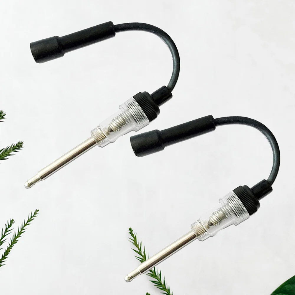 2Pcs Inline Spark Plug Engine Ignition Tester Two Holes Diagnostic Detector Coil System Test | Автомобили и мотоциклы