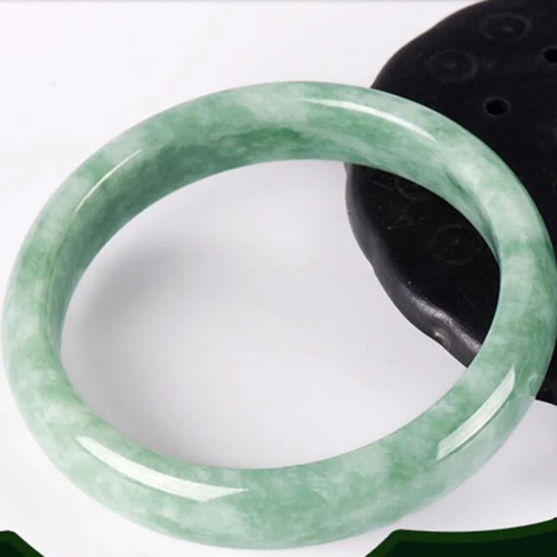 

Jadery 100% Grade A Natural Emerald Jade Bangle Women Handmade Carved Gemstone Bracelets & Bangles Party Fine Jewelry Drop Ship