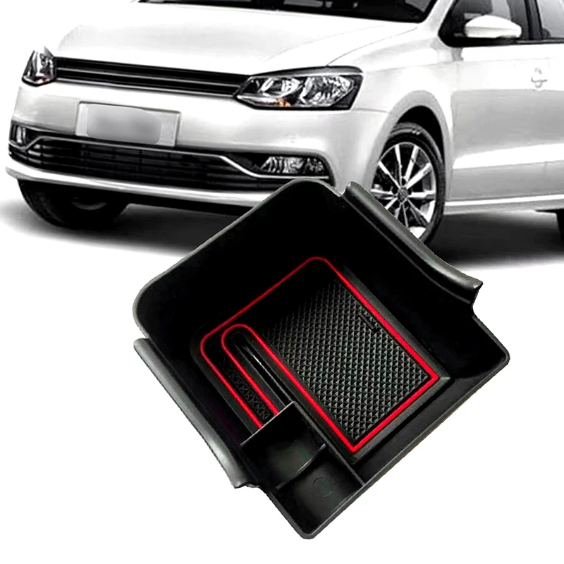 For Volkswagen Polo 2018 2019 2020 Car Central Control Central Armrest Box  Storage Box Car Modified Interior Organizer Case Tray - AliExpress