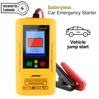 

AUTOOL 12V Portable Car Battery Jump Starter Batteryless Emergency Charger Starting Device Power Start-up Ultracapacitor