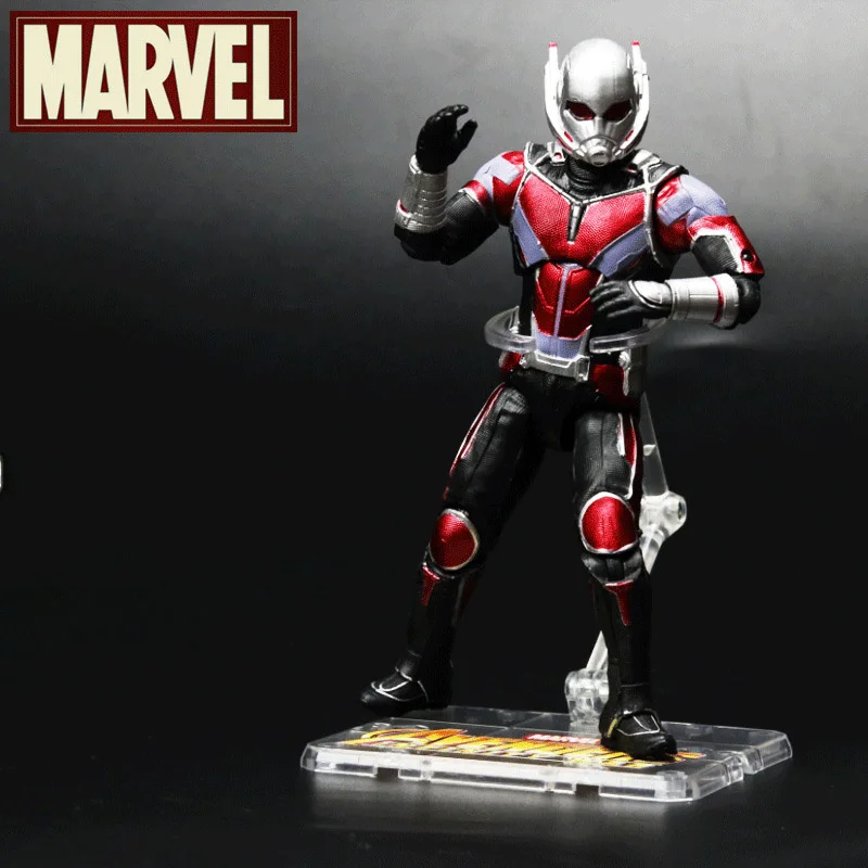 Marvel Мстители Фигурка Игрушка Железный человек паук Капитан Америка Тор военная машина сокол модель игрушки - Цвет: Ant-Man Base