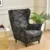 Solid Color Wing Chair Cover Stretch Polyester Armchair Covers Nordic Removable Relax Sofa Slipcovers With Seat Cushion Covers 35