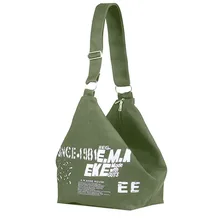 Женские сумки-Хобо холщовые сумки темно-зеленые женские холщовые сумки с буквами большой емкости сумка через плечо для путешествий bolso mujer bandolera# ZD