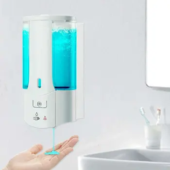 

Automatic Soap Dispenser 450ML Electric Touchless Countertop Hands-Free Body Lotion Soap Liquid Dispenser for Bathroom