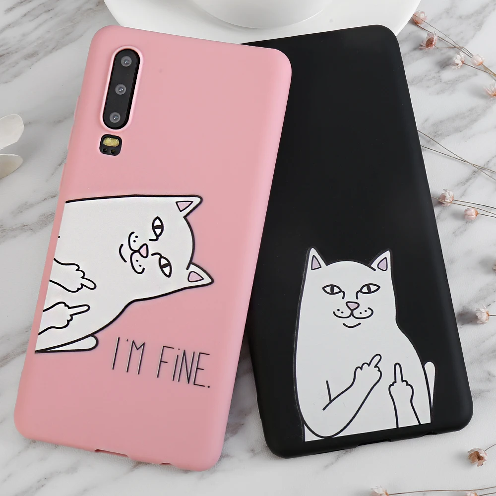 SOFT TPU Phone Case For Huawei P9 P10 P20 P30 Lite pro P Smart 2019 Mate 8 9 7 10 20 X Nova 2 2s 4 3i plus |