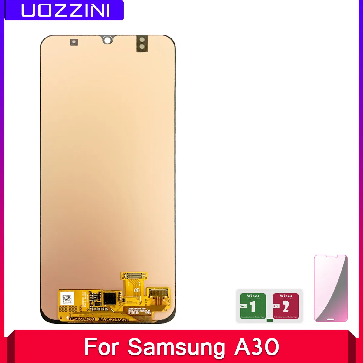 

2 Pcs 6.4'' Super AMOLED LCD Display for SAMSUNG GALAXY A30 A305/DS A305F A305FD A305A Touch Screen Digitizer Assembly