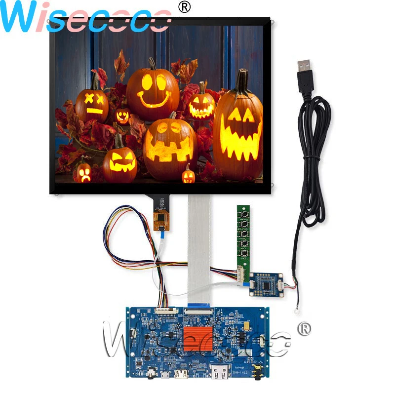 

Wisecoco 9.7 Inch 2K 2048*1536 IPS Screen LCD Module Touch Panel Audio Control Board Raspberry Pi LP097QX1 SPA1 SPC1