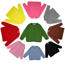 Осенне-зимний хлопковый свитер, топ для малышей, детская одежда, вязаный кардиган для мальчиков и девочек, свитер, Детская весенняя одежда, новинка