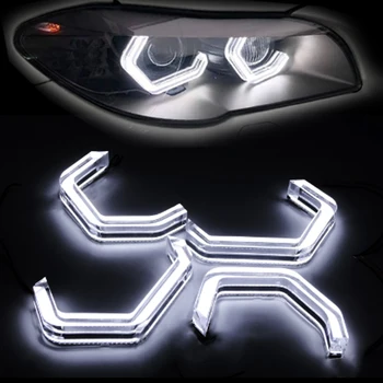 

4Pcs M4 Iconic Style LED Crystal Angel Eye Kit Eyes Kits For BMW X3 E83 F25 X5 E70 F15 F85 X6 E71 E72 Z4 E85 E86 E89