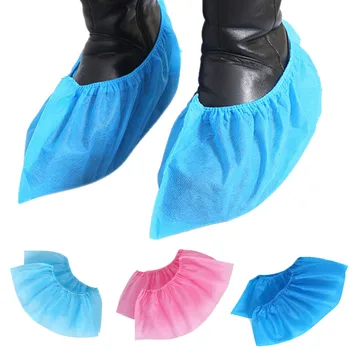 

100Pcs/Pack Outdoor Disposable Non Slip Shoe Covers Cleaning Overshoes Outdoor Protective Waterproof Shoes Covers Wholesale L423